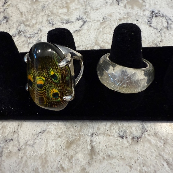 Set of two rings costume ewlery - Picture 2 of 8